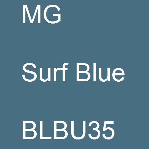 MG, Surf Blue, BLBU35.